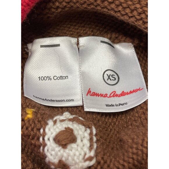 Hanna Andersson Reindeer Pull-Over Hat Mask Cotton Kid's Size XS - Picture 3 of 3